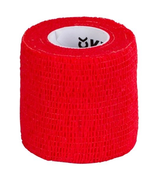 Kerbl Samoprzylepny Bandaż EquiLastic Czerwony 5cm