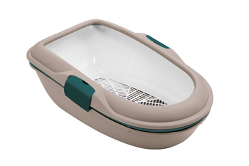 Zolux Kuweta Furba Sitkiem Brązowo-Zielona 39x59x22cm