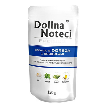 Dolina Noteci Premium Dorsz Z Brokułami 150g