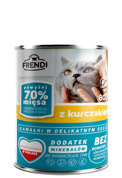 Frendi Kawałki W Delikatnym Sosie Z Kurczakiem 800g