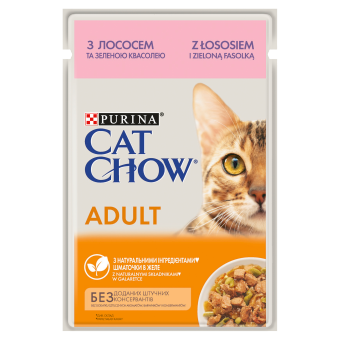 Purina Cat Chow Adult Łosoś I Zielona Fasolka 85g