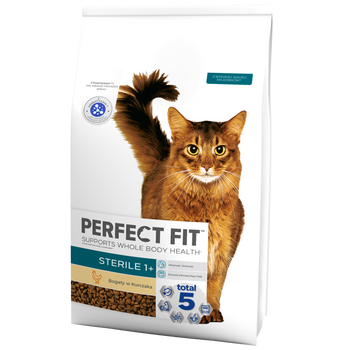 Perfect Fit™ - sucha karma pełnoporcjowa dla dorosłych kotów po zabiegu kastracji, bogata w kurczaka 7kg