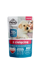 Frendi- Junior, Kawałki w delikatnym sosie z cielęciną 100g