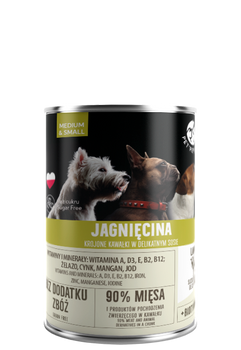 PetRepublic Jagnięcina Krojone Kawałki W Delikatnym Sosie 400g