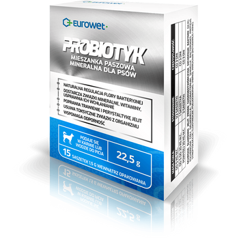 Eurowet Probiotyk W Saszetkach Dla Psów 15x1,5g