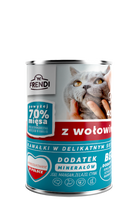 Frendi Kawałki W Delikatnym Sosie Z Wołowiną 400g