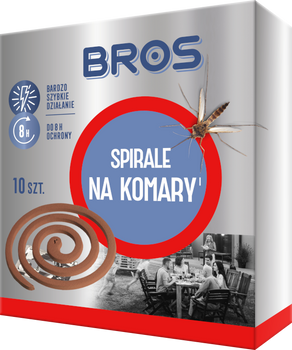 Bros Spirale Na Komary 10 szt