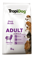 Tropidog Premium Adult Small Breeds Z Jagnięciną I Ryżem 8kg