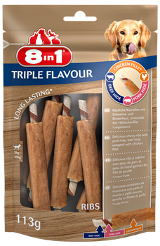 8in1 Triple Flavour Żeberka Kurczak 6szt