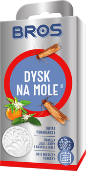 Bros Dysk Na Mole Kwiat Pomarańczy 1szt