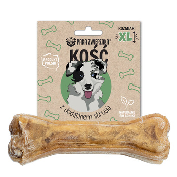Paka Zwierzaka Kość Z Dodatkiem Strusia XL