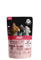 PetRepublic drobno siekane kawałki w delikatnym sosie łosoś 100g dla kota