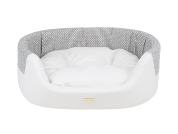 AMIPLAY Legowisko Elipsa Morgan Białe L