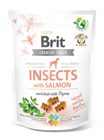 Brit Care Dog Crunchy Cracker Insects Rich In Salmon 200g