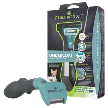 FURMINATOR Narzędzie Do Wyczesywania Podszerstka Dla Krótkowłosych Kotów Małych Ras