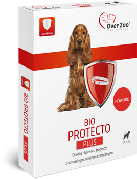 OVER ZOO Obroża Bio Protecto Plus Dla Psów Średnich 60cm