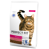 Perfect Fit™ - sucha karma pełnoporcjowa dla dorosłych kotów, bogata w wołowinę 7kg