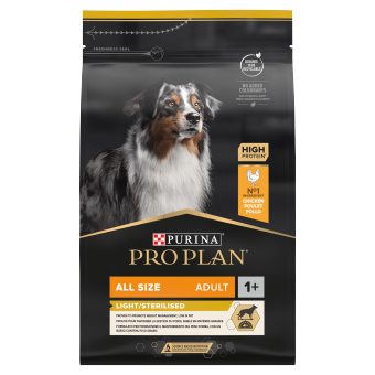 Purina Pro Plan Adult Light Optiweight Sterilised, kurczak i ryż 3kg