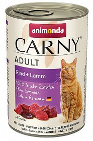 Animonda Cat Carny Adult Wołowina I Jagnięcina 400g