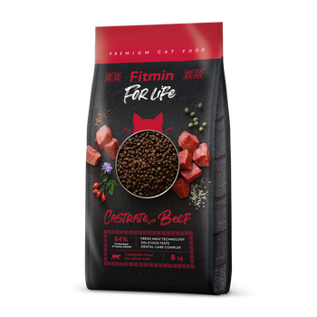 Fitmin Cat For Life Castrate Beef 8kg