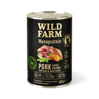 WILD FARM Monoprotein Pork 400g – hipoalergiczna karma dla psa