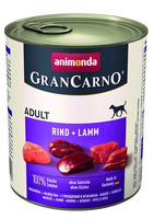 Animonda Grancarno Adult Dog Wołowina + Jagnięcina 800g