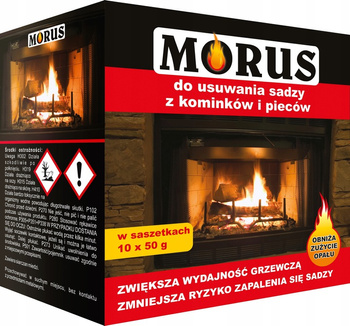 Bros Morus Proszek Do Usuwania Sadzy Z Kominków I Pieców 10x50g