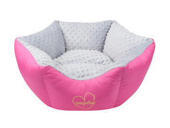 AMIPLAY Korona 2w1 Babydoll Jasnoszare L