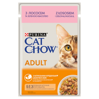 Purina Cat Chow Adult Łosoś I Zielona Fasolka 85g