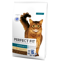 Perfect Fit™ - sucha karma pełnoporcjowa dla dorosłych kotów po zabiegu kastracji, bogata w kurczaka 7kg