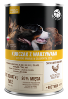 PetRepublic Kurczak Z Warzywami Krojone Kawałki W Delikatnym Sosie 1250g