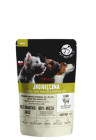 PetRepublic drobno siekane kawałki w delikatnym sosie - jagnięcina 100g dla psa