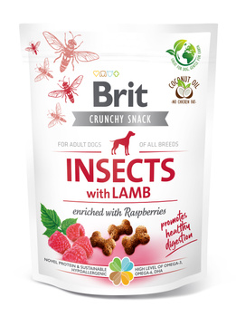Brit Care Dog Crunchy Cracker Insects Rich In Lamb 200g