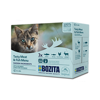 BOZITA Multibox Mięsne I Rybne Kawałki W Sosie 12x85g