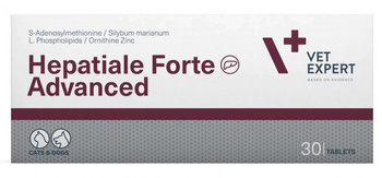 VETEXPERT Hepatiale Forte Advanced 30 Tabletek