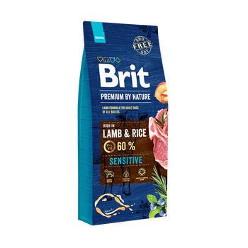 Brit Premium By Nature Sensitive Z Jagnięciną I Ryżem 15kg