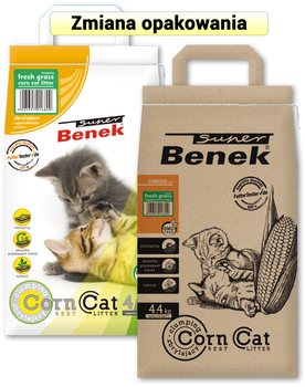 CERTECH-SUPER BENEK Corn Cat Świeża Trawa 7l