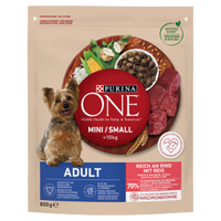 PURINA ONE Mini Adult Wołowina, ryż - sucha karma dla psa - 800g