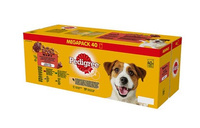 Pedigree Mokra Karma Dla Dorosłych Psów W Galaretce Mix Smaków (Z Wołowiną, Z Kurczakiem, Z Jagnięciną, Z Drobiem) 40x100g