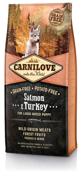 Carnilove Salmon & Turkey For Large Breed Puppy 1,5kg