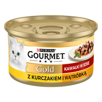 Purina Gourmet Gold kurczak/ wątróbka w sosie 85g