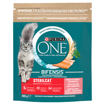 Purina One Cat Sterilcat Karma Z Łososiem Dla Kota 800g