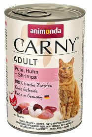 Animonda Cat Carny Adult Wołowina, Indyk I Krewetki 400g