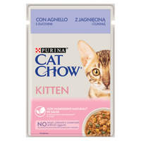 Purina Cat Chow Kitten Karma Z Jagnięciną I Cukinią W Sosie 85g