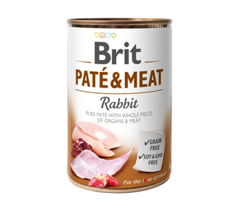 Brit Pate & Meat Z Królikiem 400g