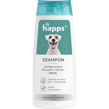 Bros Happs Szampon Pielęgnacyjny Dla Psów O Sierści Jasnej 200ml