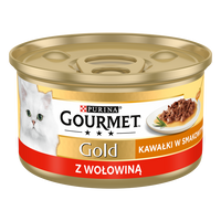 Purina Gourmet Gold Sauce Delight z wołowiną 85g