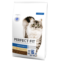 Perfect Fit™ - sucha karma pełnoporcjowa dla dorosłych kotów niewychodzących, bogata w kurczaka 7kg