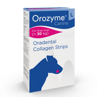 Orozyme Oradental Collagen Strips Kolagenowe Płatki Czyszczące Dla Psa L 141g